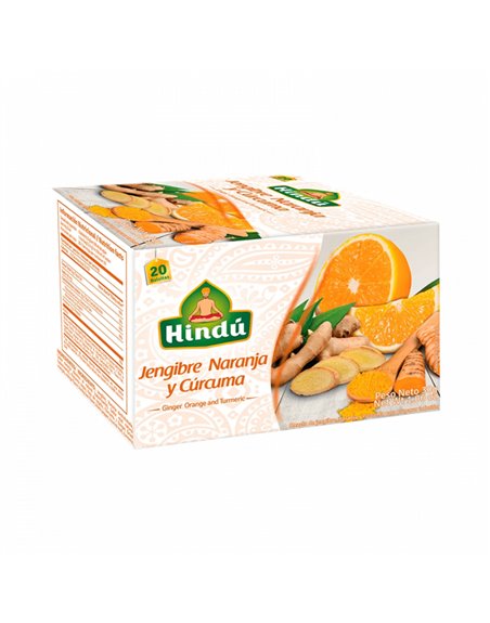 24907 - Hindu Tea Naranja & Curcuma - 20ct - Box:  - Loc: R7