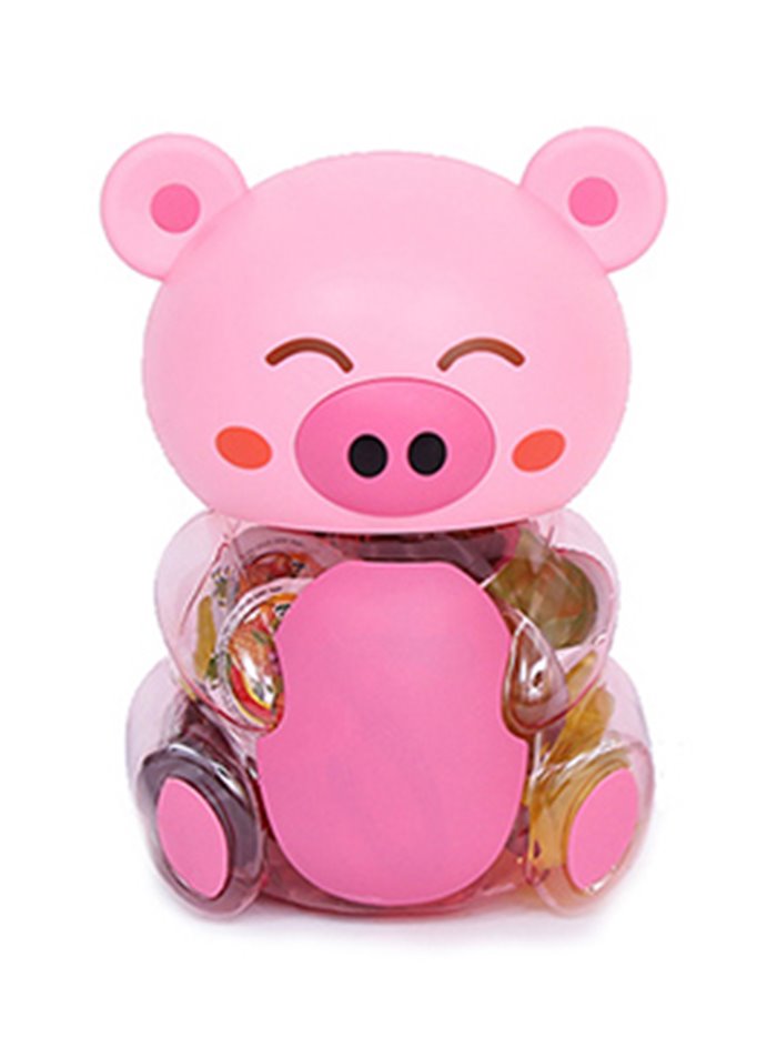 24917 - Fruity  N' Juicy Jelly Candy(Pig) Jar - 6/25.6 oz. - Box:  - Loc: 