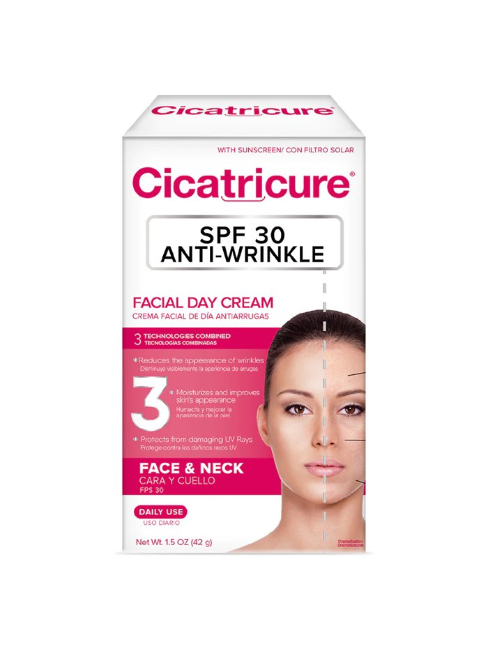 24930 - Cicatricure Anti Wrinkle Face Cream ( SPF 30 ) - 1.5 oz. - Box:  - Loc: N0
