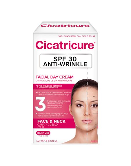 24930 - Cicatricure Anti Wrinkle Face Cream ( SPF 30 ) - 1.5 oz. - Box:  - Loc: N0