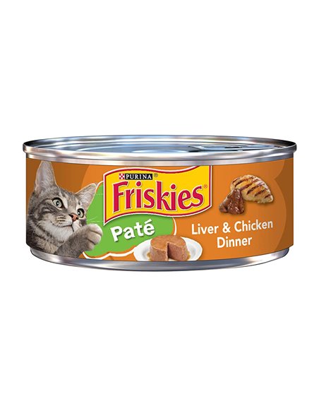 24983 - Friskies Pate Liver & Chicken 5.5 oz (24 Cans) - Box:  - Loc: A9