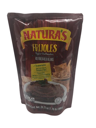 25019 - Natura's Frijoles Rojos Volteados - 800grs. (Case of 12) - Box:  - Loc: N4