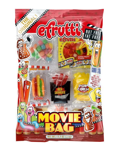 25046 - Efrutti Movie Bag Shelft Tray - 2.7 oz. ( 12 Bags ) - Box:  - Loc: L12