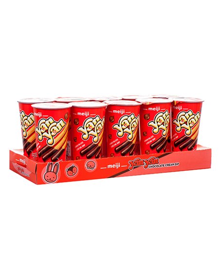 25055 - Meiji Yan Yan Chocolate Creme  - 10ct - Box:  - Loc: L3