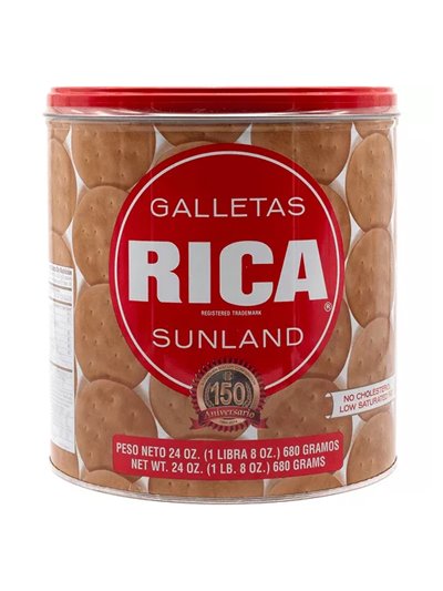 25094 - Galletas Rica Sunland 6/24 oz - Box:  - Loc: F7