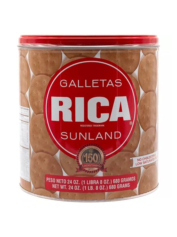 25094 - Galletas Rica Sunland 6/24 oz - Box:  - Loc: F7