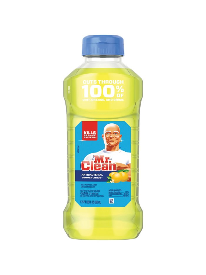 25161 - Mr. Clean Antibacteria, Summer Citrus - 28 fl. oz. ( 9 Units ) - Box:  - Loc: I4