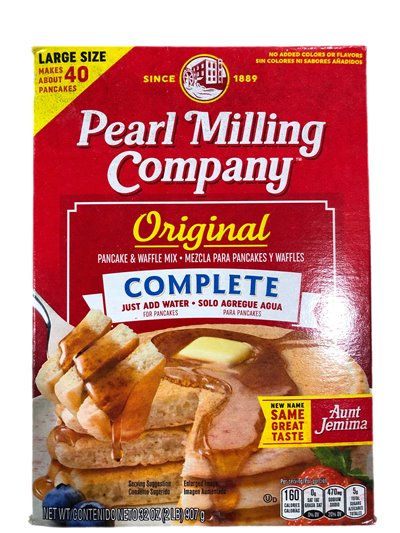 25213 - Pearl Mill Pancake, Regular - 32oz. (Case of 12) - Box:  - Loc: H4