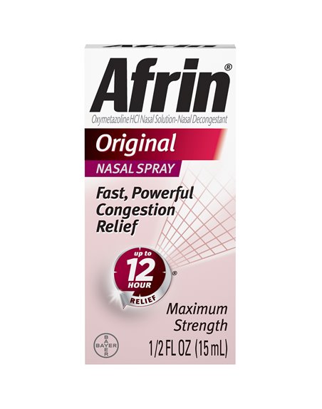 25217 - Afrin Nasal Spray Original - 1/2 fl. oz. (6ct) - Box:  - Loc: P0
