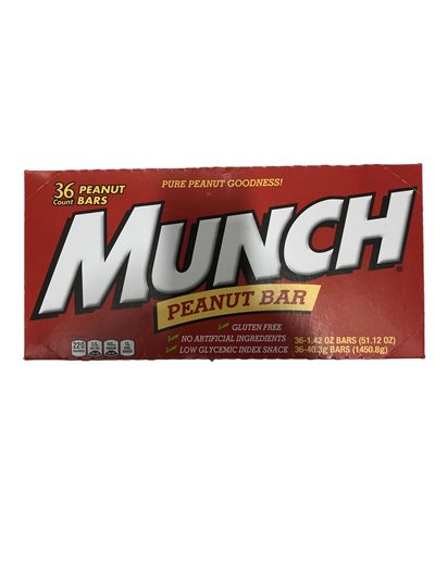 25317 - Munch Peanut Butter Bar  - 36ct - Box:  - Loc: M2