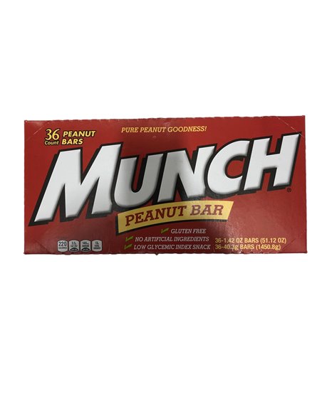 25317 - Munch Peanut Butter Bar  - 36ct - Box:  - Loc: M2