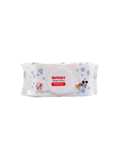 25391 - Huggies Wipes, Simply Clean - 64ct. (Case of 8) - Box:  - Loc: L8