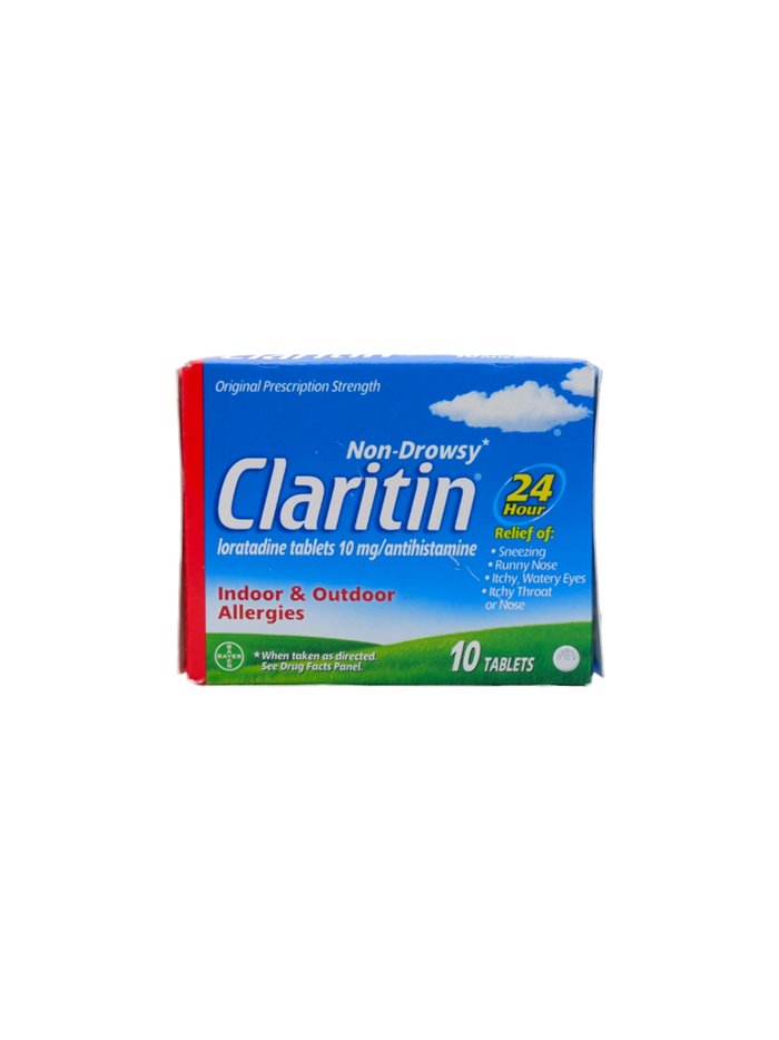 25471 - Claritin 24 Hrs Allergy Relief - 10 Tabs - Box:  - Loc: K3