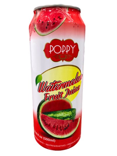 25488 - Poppy Watermelon Juice - 500ml ( Case of 24 ) - Box:  - Loc: E10