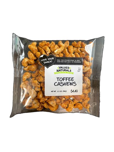 25507 - Soho Toffee Cashews  - 6.5oz. - Box:  - Loc: Q1