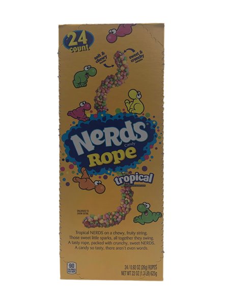 25738 - Nerds Rope, Tropical - 24 Count - Box:  - Loc: L10