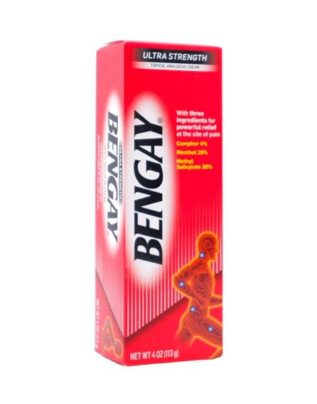 25846 - Bengay Ultra Strength (Red) - 4 oz. - Box:  - Loc: N0