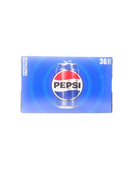 25876 - Pepsi - 12 fl. oz. ( 36 Cans ) - Box:  - Loc: D4