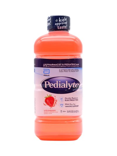 25914 - Pedialyte  Strawberry , 1 lt. - (Case of 8) - Box:  - Loc: D0