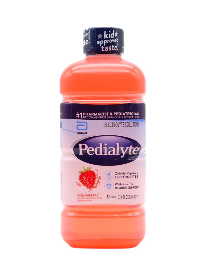 25914 - Pedialyte  Strawberry , 1 lt. - (Case of 8) - Box:  - Loc: D0