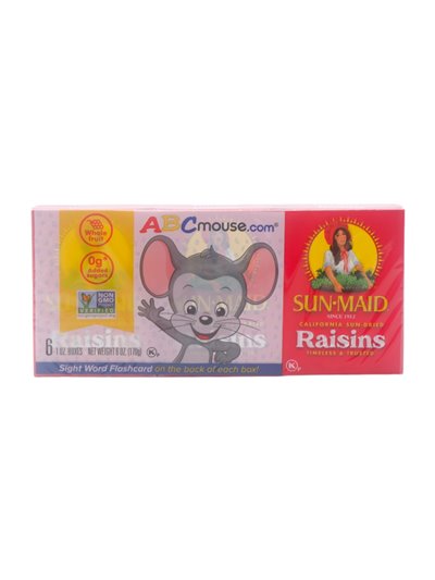 26013 - Sun Maid Raisins, 6 oz. - (Pack of 24 ) - Box:  - Loc: F1