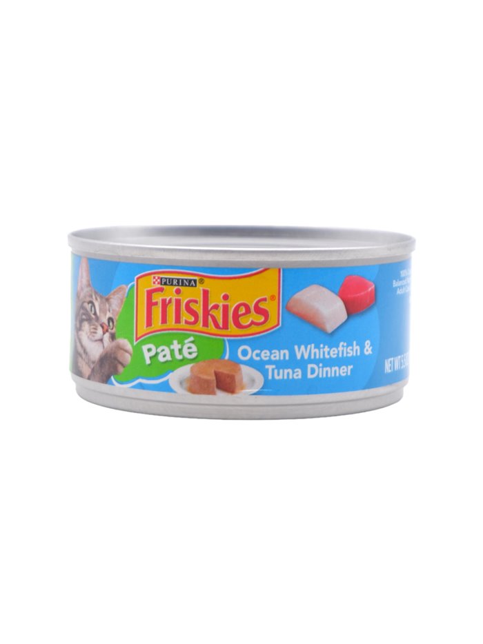 26078 - Friskies Cat Food Pate Ocean Fish & Tuna Dinner , 5.5 oz. - (24 Cans) - Box:  - Loc: A8
