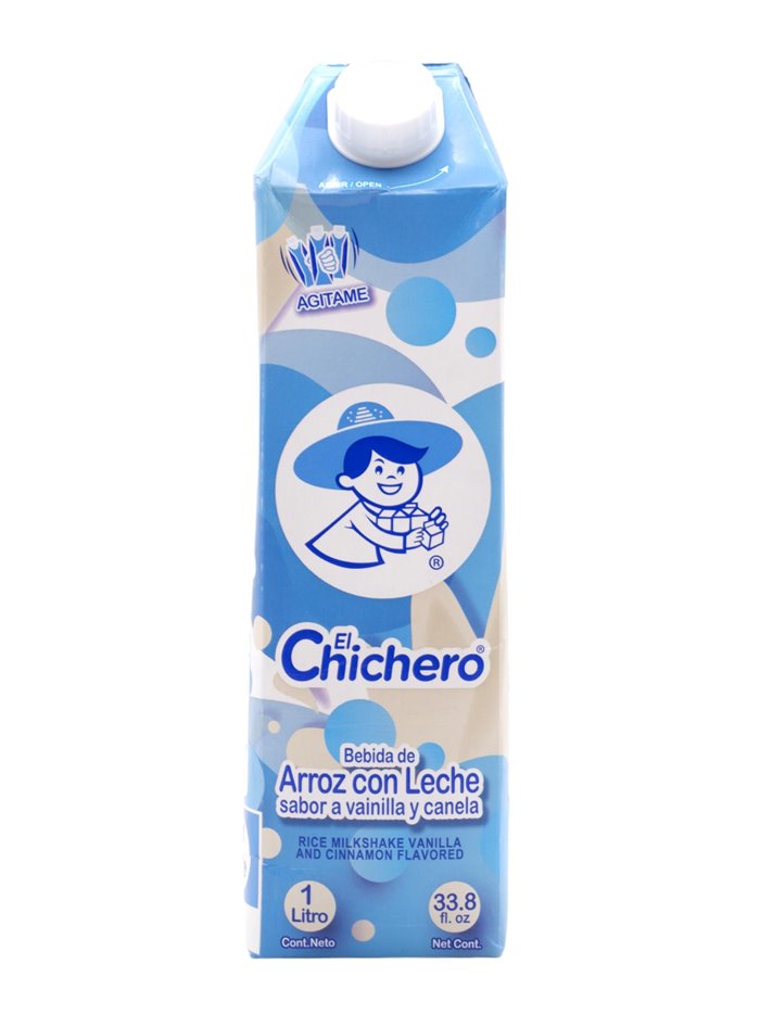 26094 - El Chichero. Batida De Arroz Con Leche (Vainilla/Canela). 12/33.8oz (1Lt). (Case Of 12) - Box:  - Loc: B9