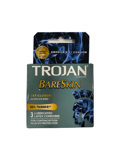 26468 - Trojan Bare Skin Premium Latex - 6 Pack/3ct - Box:  - Loc: K11