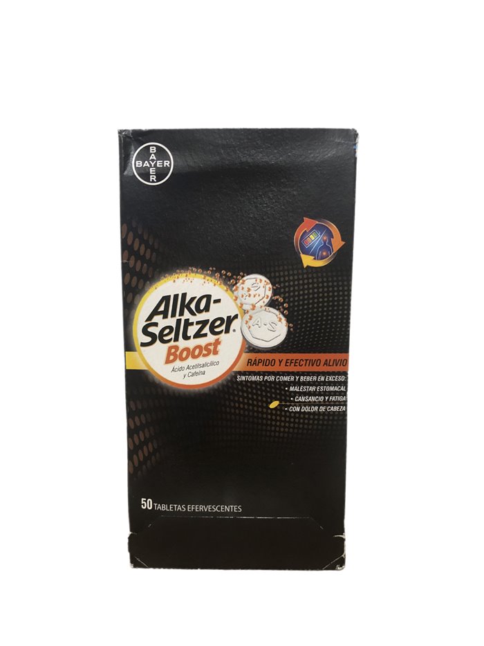 26573 - Alka - Seltzer Boost Black 50ct - Box:  - Loc: K6