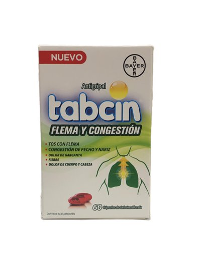 26574 - Tabcin Flema Y Congestion 60 cap - Box:  - Loc: K5