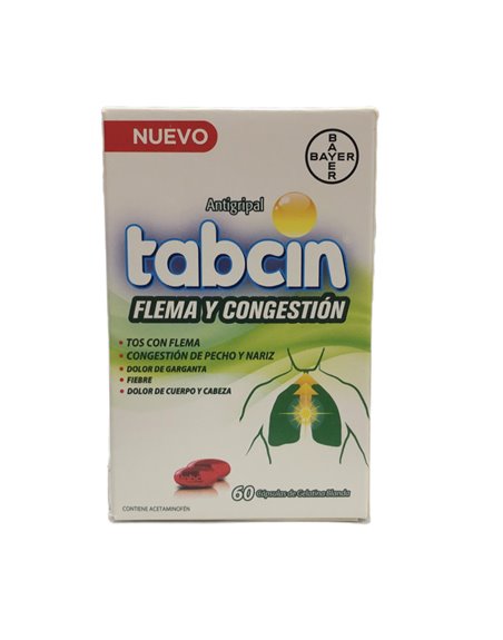 26574 - Tabcin Flema Y Congestion 60 cap - Box:  - Loc: K5