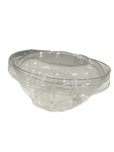 26769 - 24oz Tear Strip Clear Round Container -150PCS - Box:  - Loc: A10