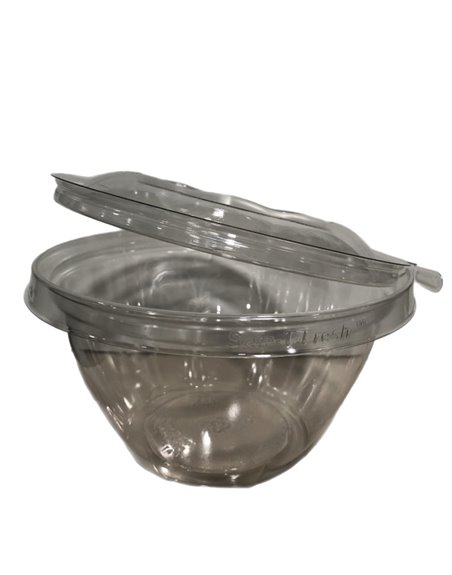 26770 - 32oz Tear Strip Clear Round Container -150PCS - Box:  - Loc: A10