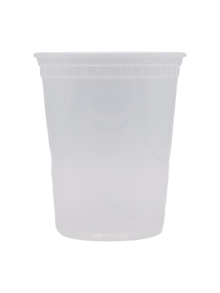 26834 - 16oz Tear Strip Clear Round Container -240pcs
TS16RN - Box:  - Loc: A10