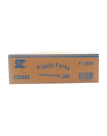 26844 - Plastic Forks Black Rap Separates - Heavy Duty 950pcs - Box:  - Loc: R7