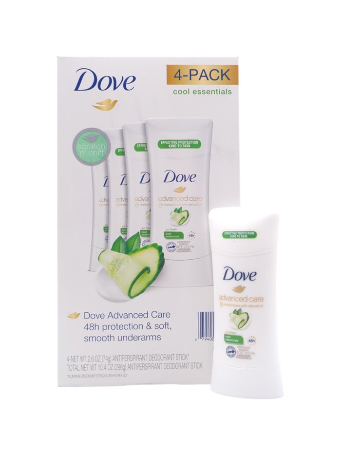 26953 - Dove Deodorant Cool Essentials - 2.6 oz. ( 4 Pack ) - Box:  - Loc: K7