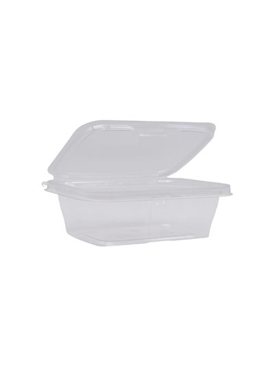 27015 - 24oz Tear Strip Clear Rectangular Container -200pcs - Box:  - Loc: 