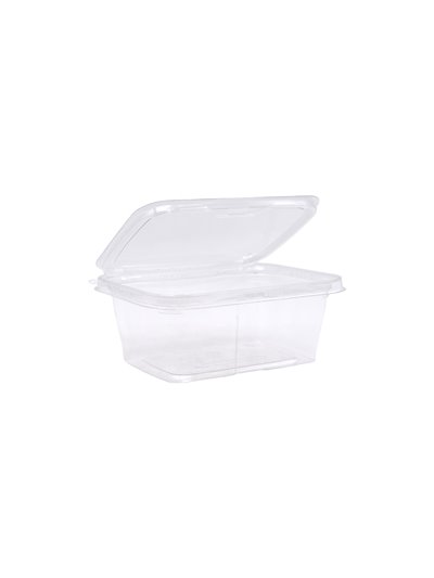 27016 - 32oz Tear Strip Clear Rectangular Container -200PCS - Box:  - Loc: A8