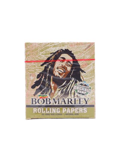 27044 - Bob Marley Cigarette Papers Organic - 50 Packs - Box:  - Loc: P0