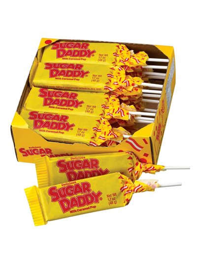 240 - Sugar Daddy Pops - 24ct - Box:  - Loc: L10