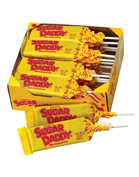 240 - Sugar Daddy Pops - 24ct - Box:  - Loc: L10