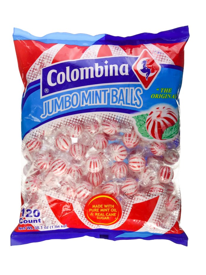 248 - Colombina Mint Balls - 120ct - Box:  - Loc: M3