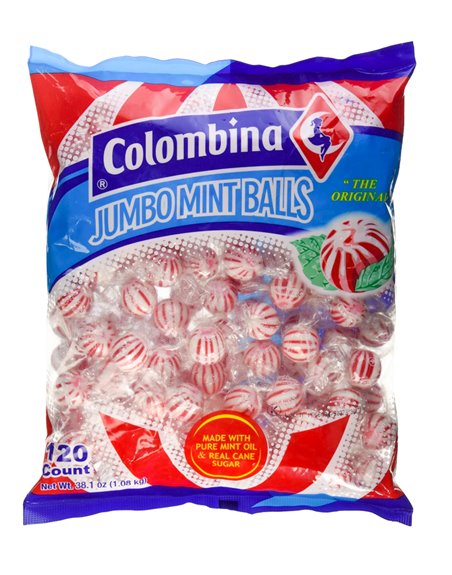 248 - Colombina Mint Balls - 120ct - Box:  - Loc: M3