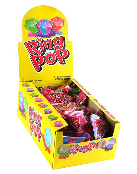 402 - Ring Pop Regular - 24ct - Box:  - Loc: L6