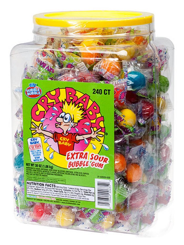 506 - Cry Baby (Jar) - 240ct - Box:  - Loc: O3