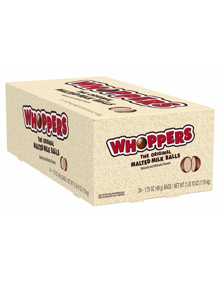 824 - Whoppers Chocolate - 24ct - Box:  - Loc: M5