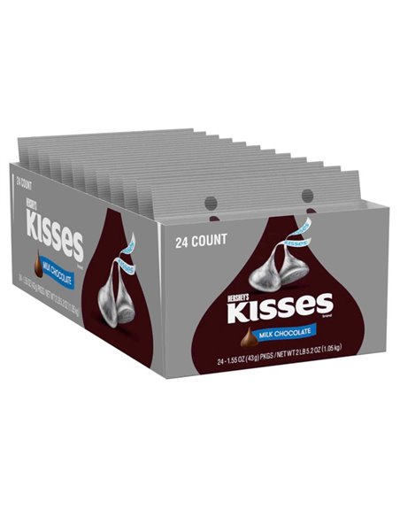 859 - Hershey's Kisses - 24ct - Box:  - Loc: M6