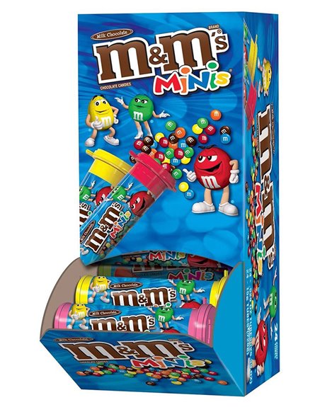 882 - M&M's Minis - 24ct - Box:  - Loc: M6