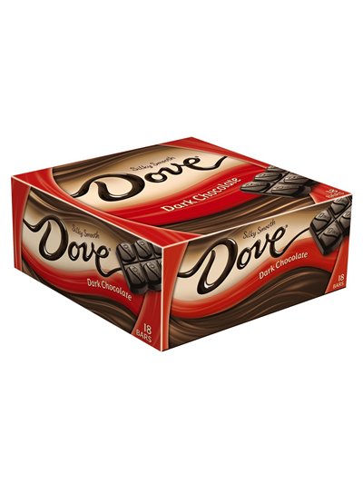 888 - Dove Dark Chocolate - 18 Bars - Box:  - Loc: M9