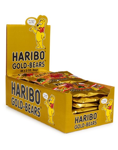 926 - Haribo Golden Bears - 24ct - Box:  - Loc: L4
